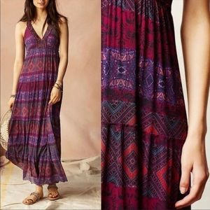 Anthropologie Weston Wear Rubus Maxi Dress - M